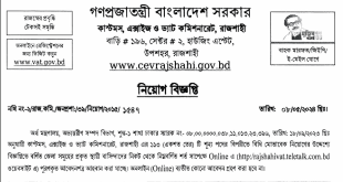 কাস্টমস এক্সাইজ ও ভ্যাট কমিশনারেট নিয়োগ