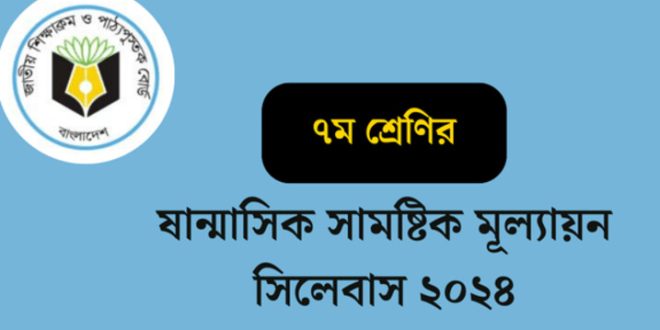 ৭ম শ্রেণির মূল্যায়ন নির্দেশিকা ২০২৪